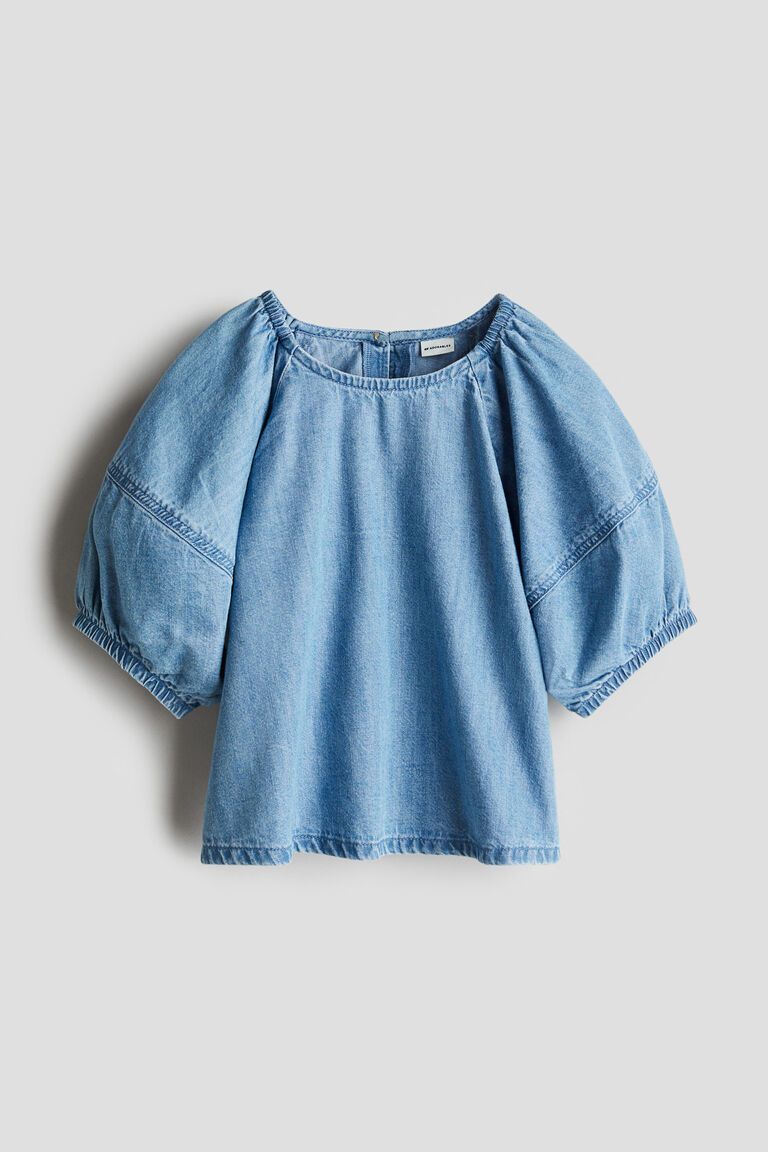 Denim blouse