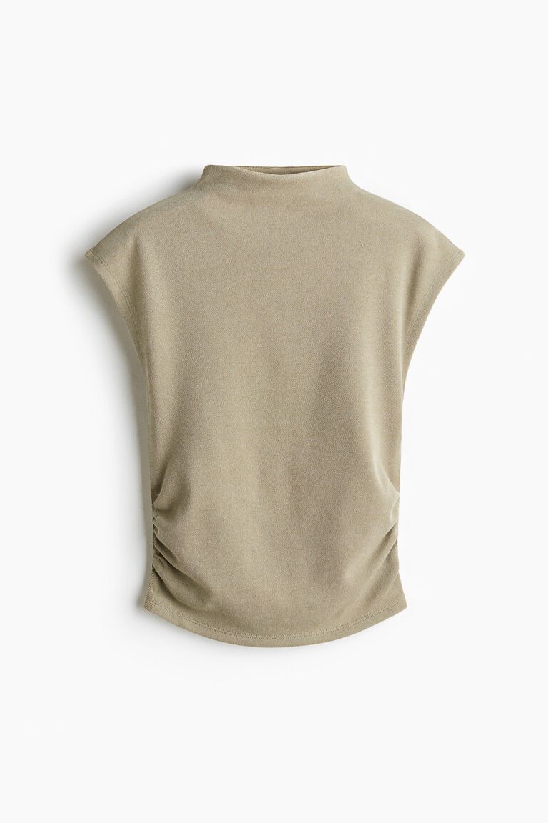 Turtleneck jersey top