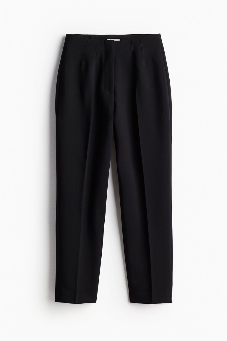 Ankle-length cigarette trousers
