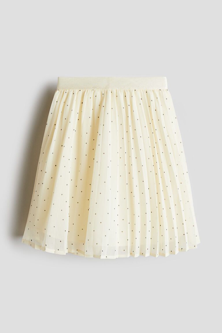Plissé chiffon skirt