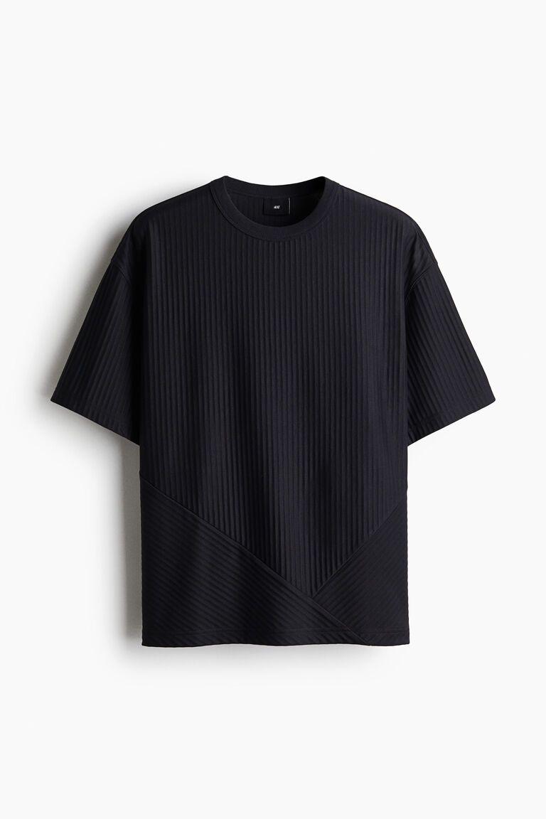 Loose Fit Ribbed T-shirt