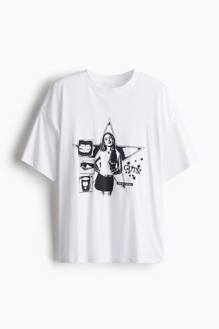 Oversized printed T-shirt
