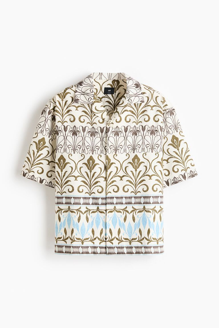 Relaxed Fit Patterned resort shirt