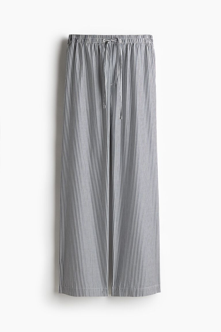 Cotton drawstring trousers