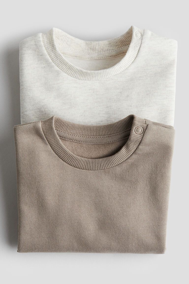 2-pack cotton sweatshirts
