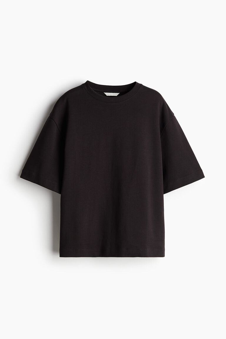 Boxy interlock T-shirt
