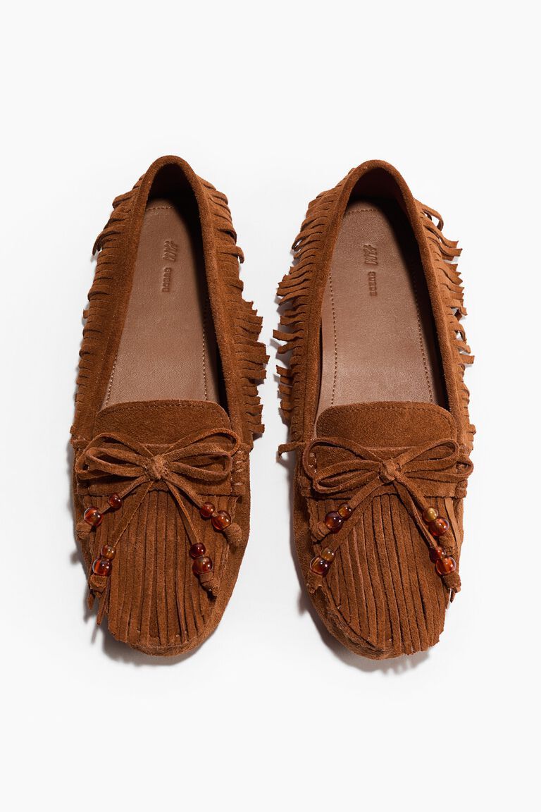 Fringed loafers