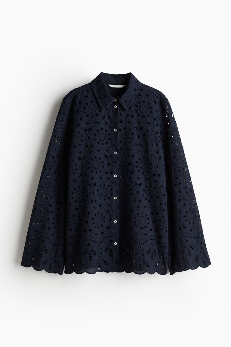 Broderie anglaise shirt