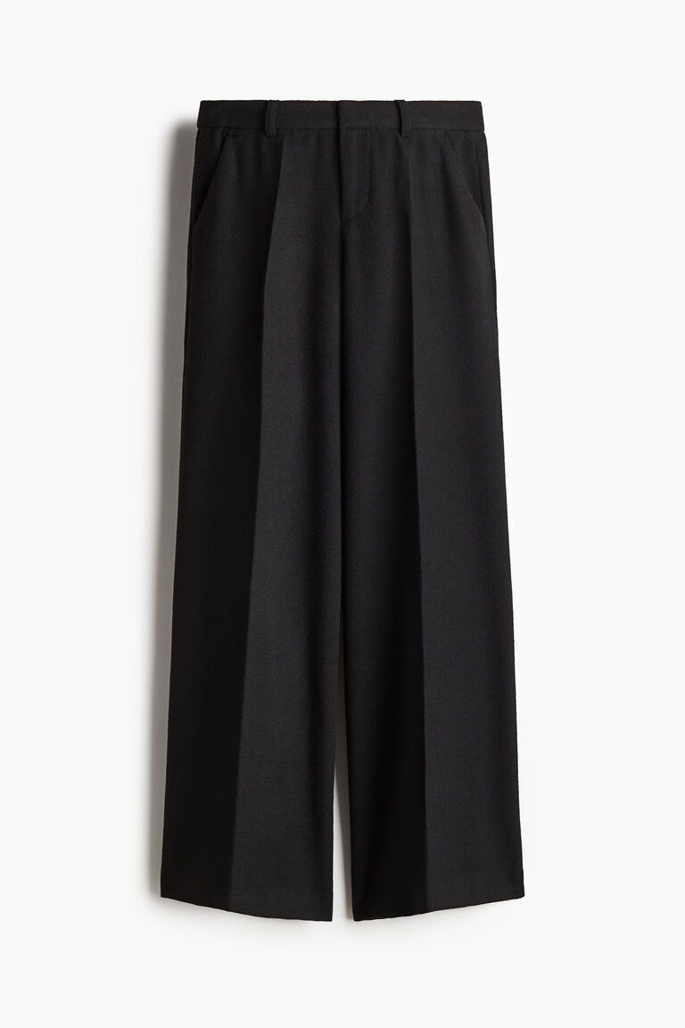 Wide tailored trousers