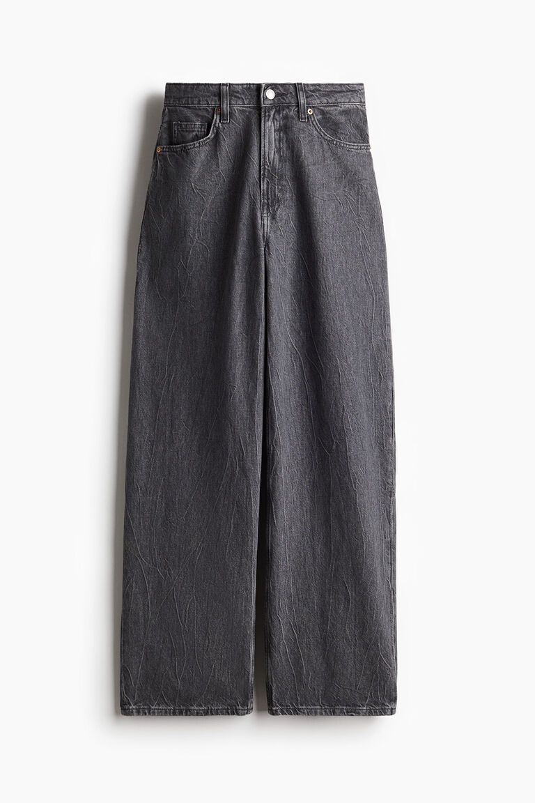 Curvy Fit Baggy High Jeans