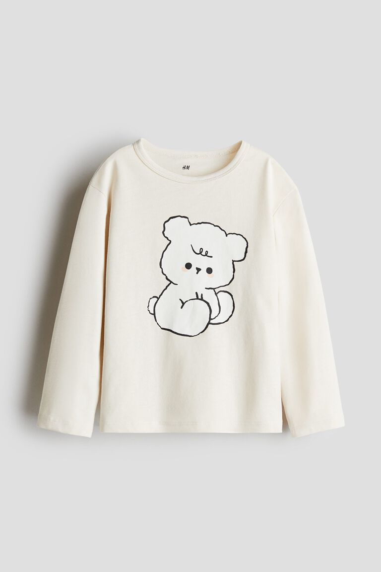 Printed cotton top