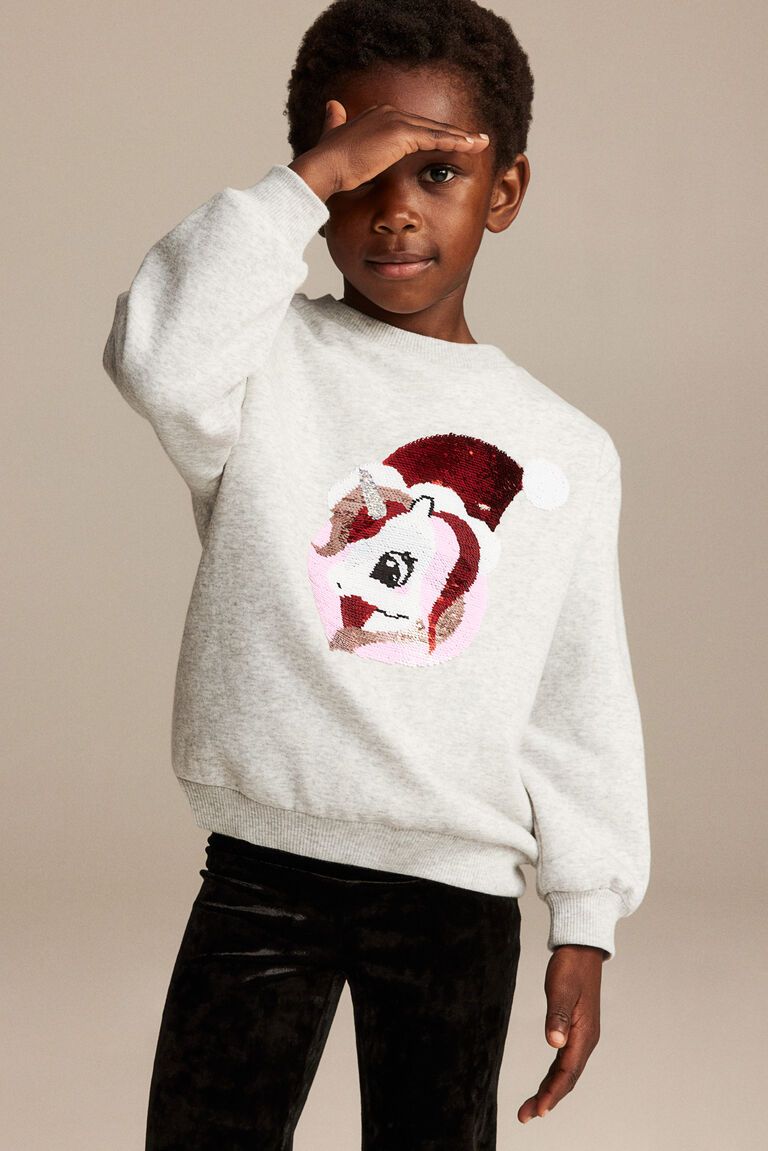 Motif-detail sweatshirt