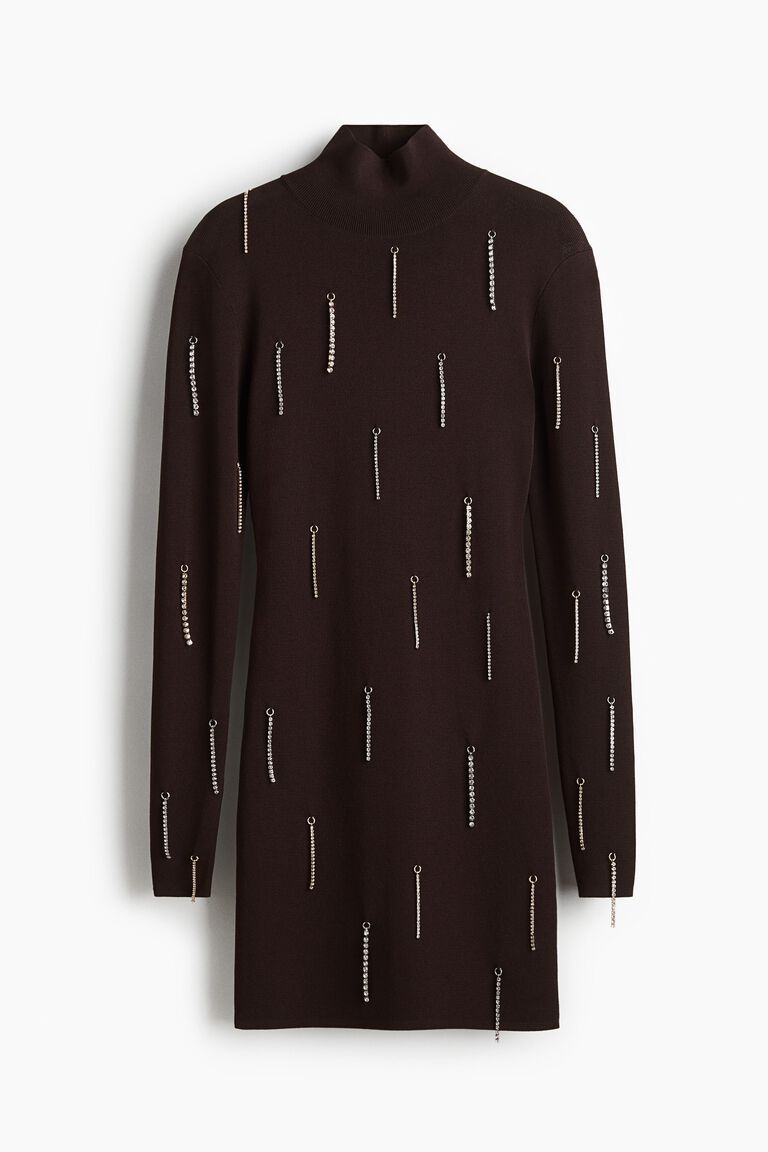 Rhinestone-embellished dress