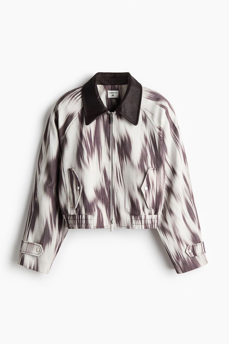 Printed cotton jacket