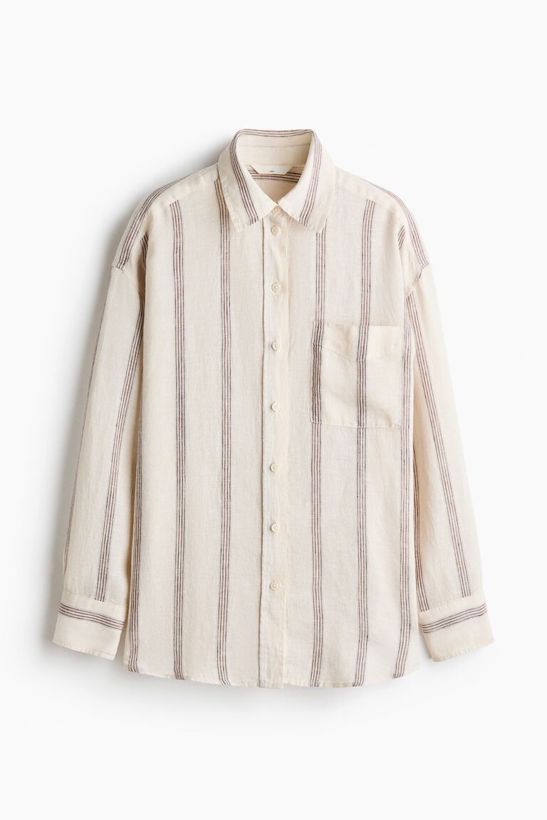 Oversized linen shirt