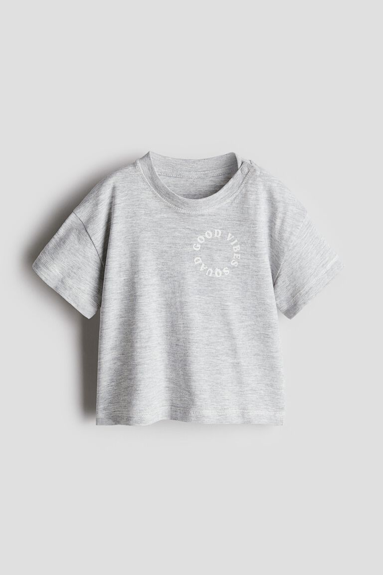 Printed cotton T-shirt