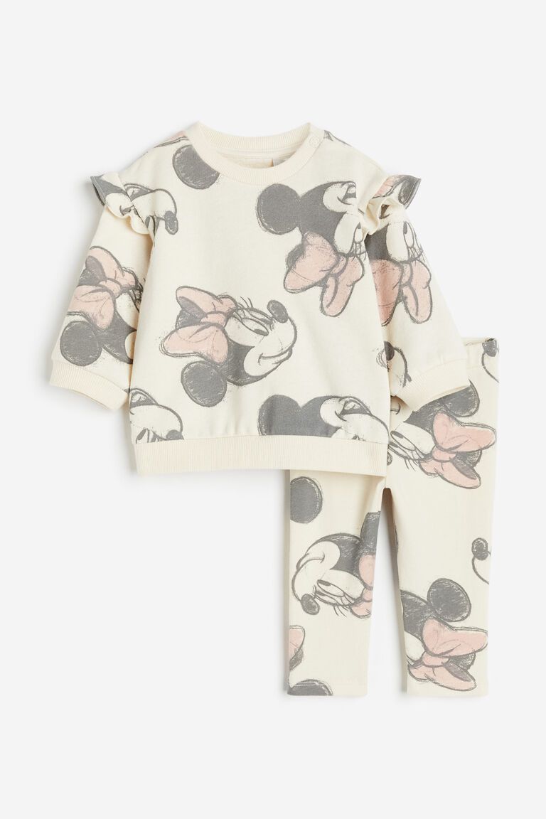 2-piece printed cotton set
