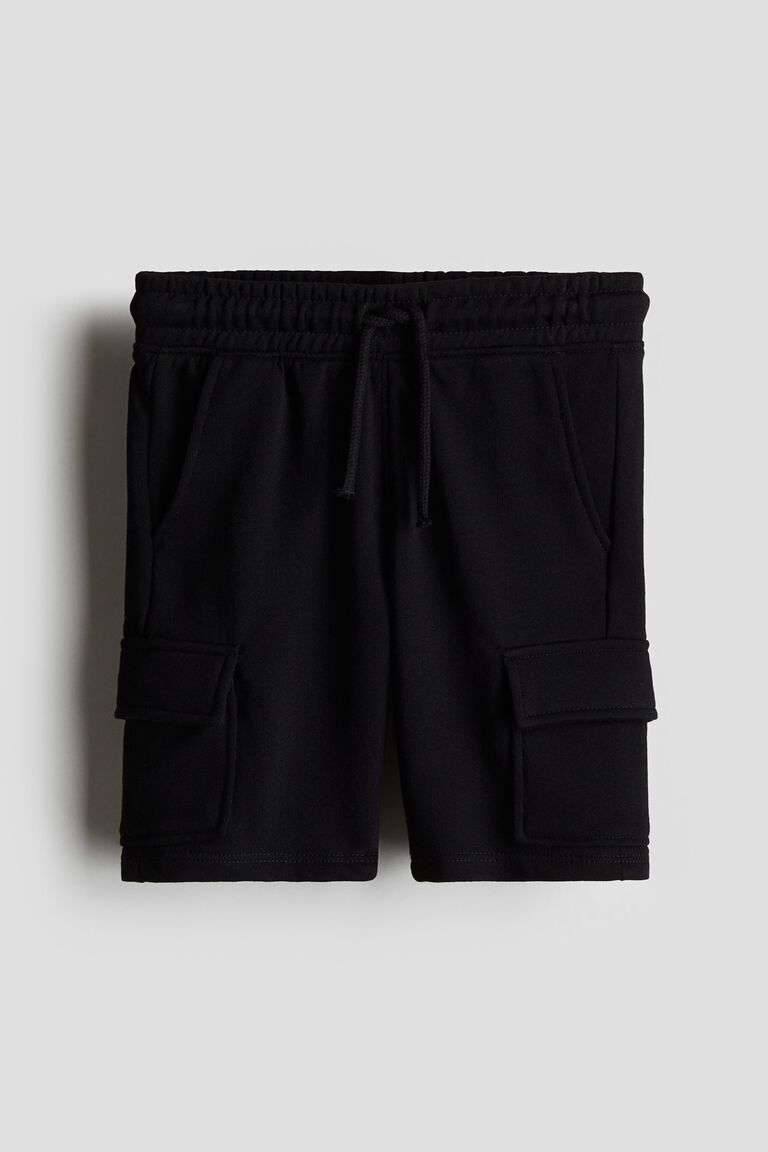 Cargo sweatshirt shorts