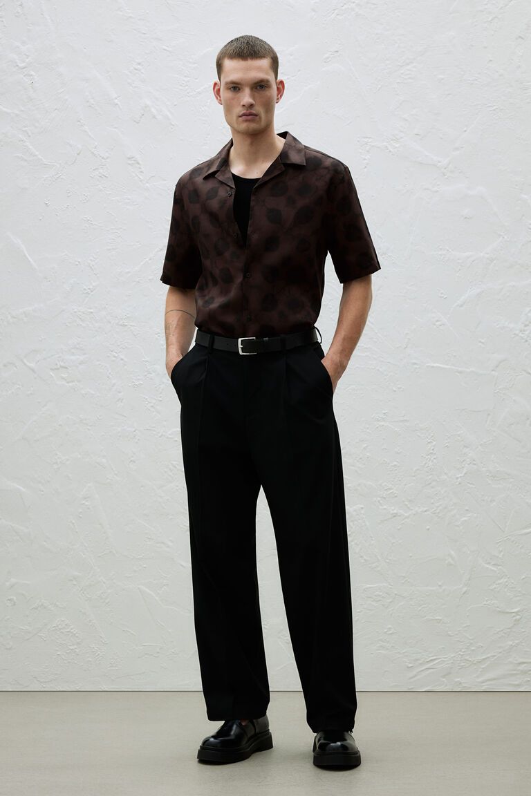 Regular Fit Lyocell resort shirt