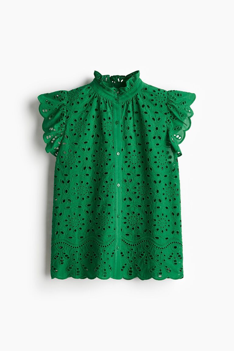 Broderie anglaise blouse
