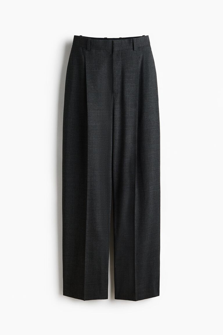 Tailored wool trousers