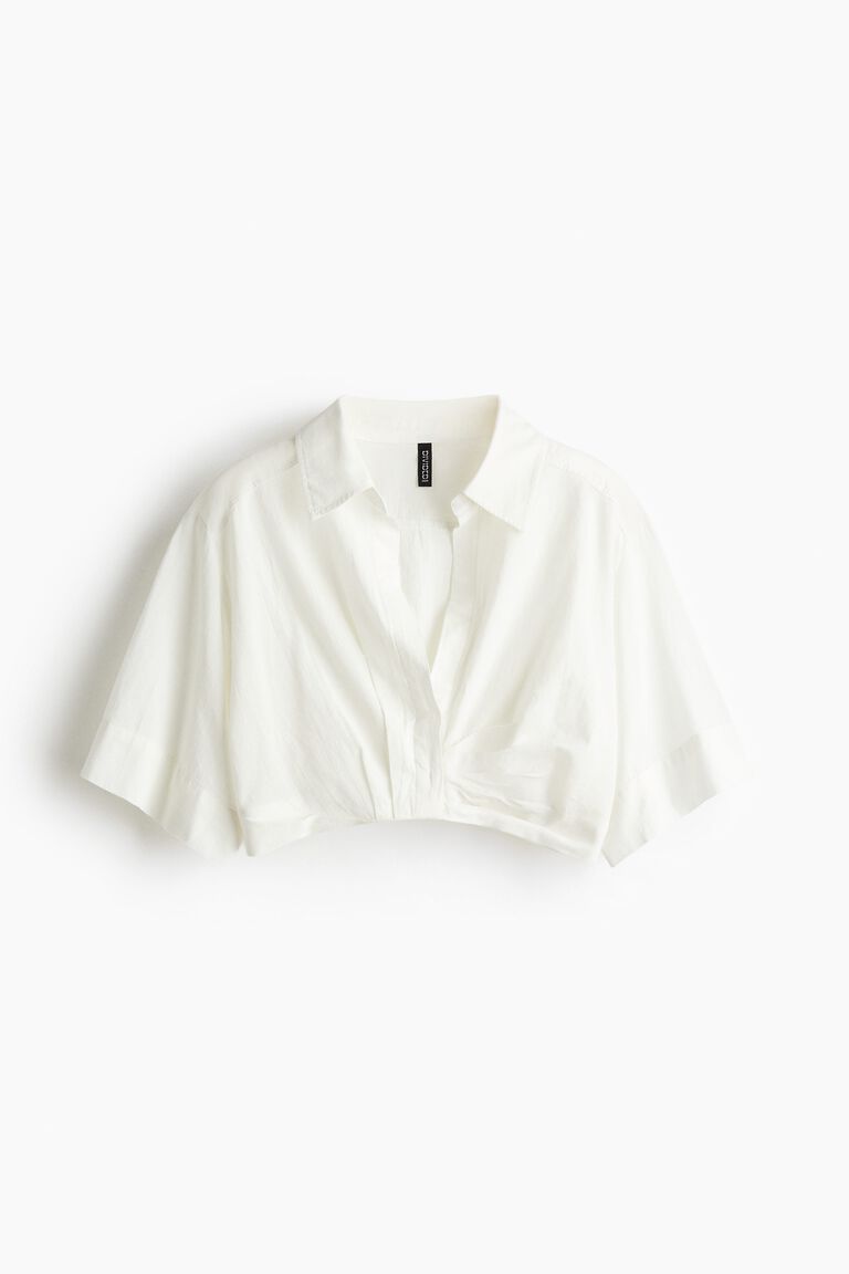 Short printed shirt