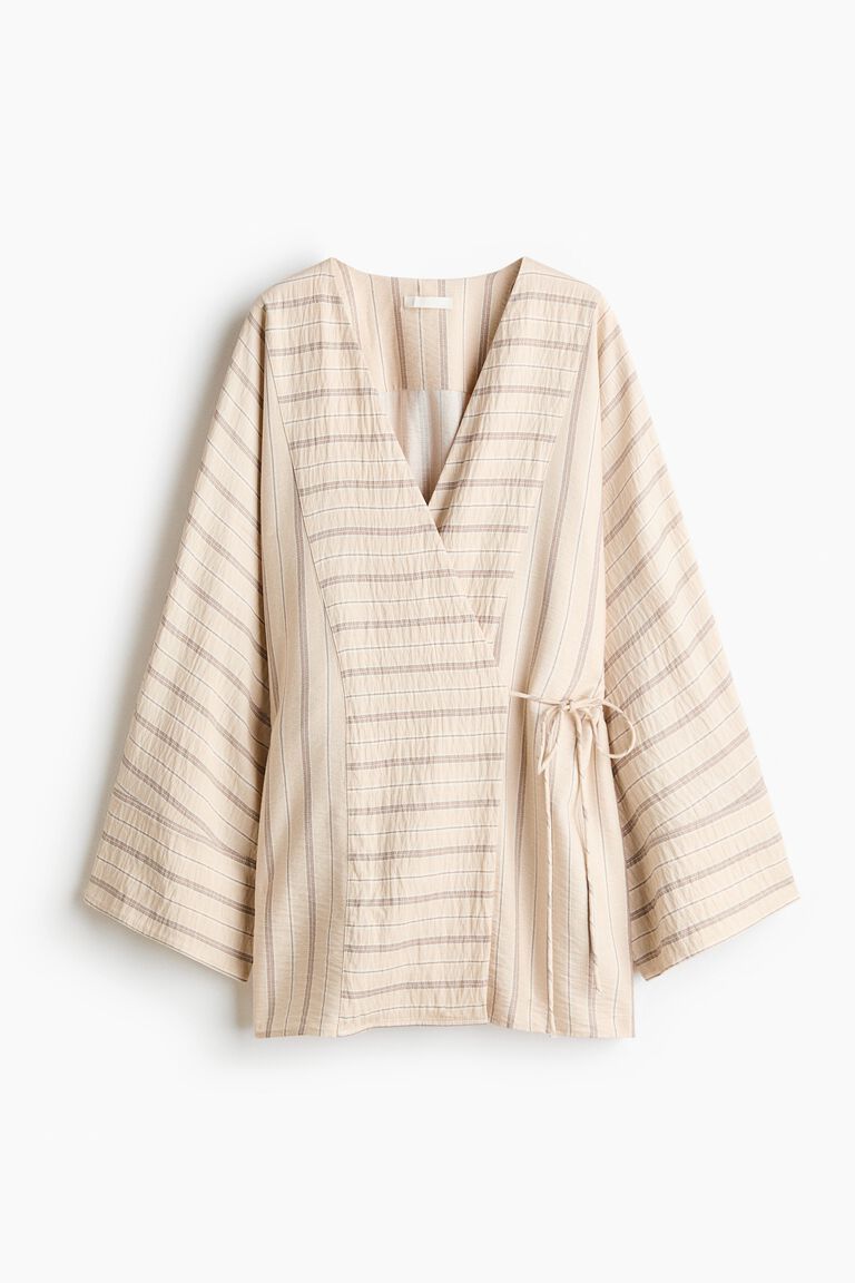 Short wrap kaftan