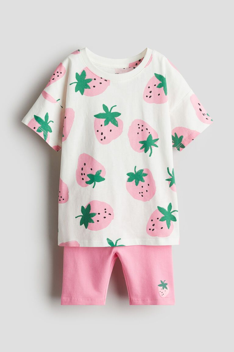 2-piece printed set