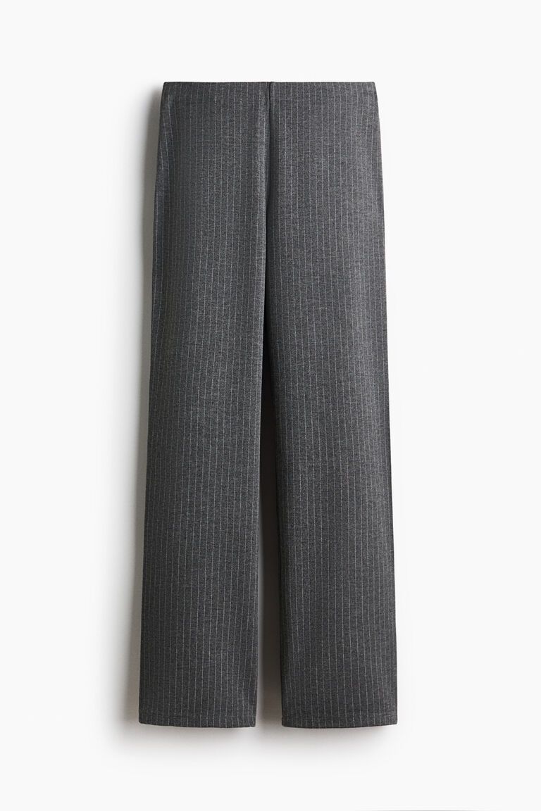 Pull-on jersey trousers