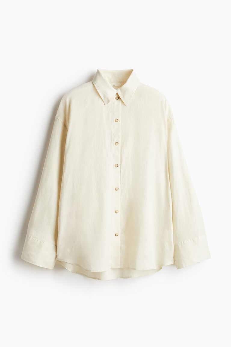 Oversized linen shirt