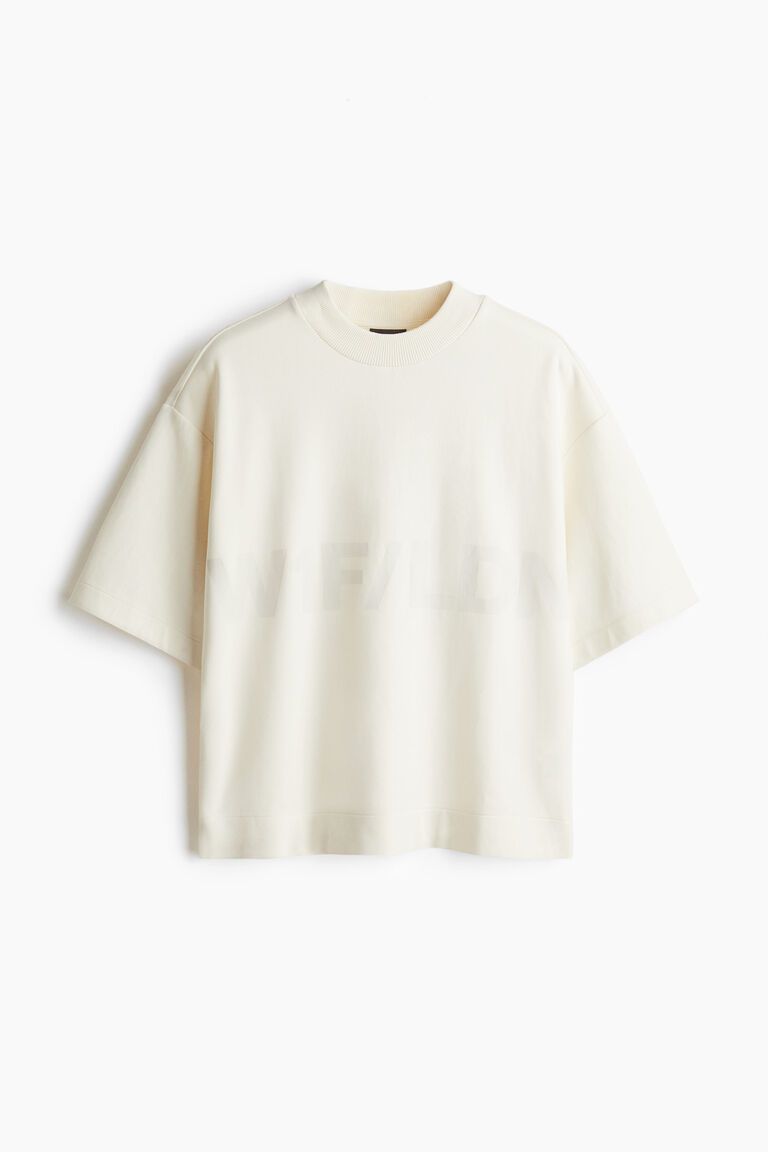 Loose Fit Printed Scuba T-shirt