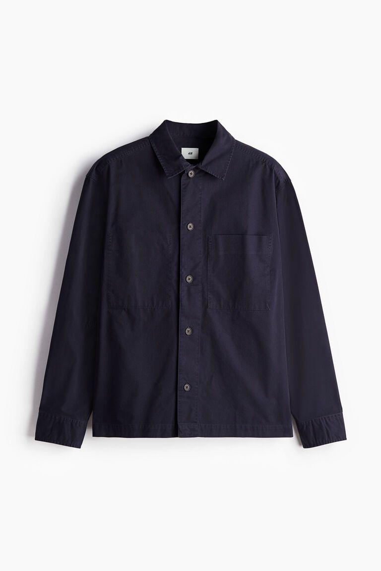 Regular Fit Twill overshirt