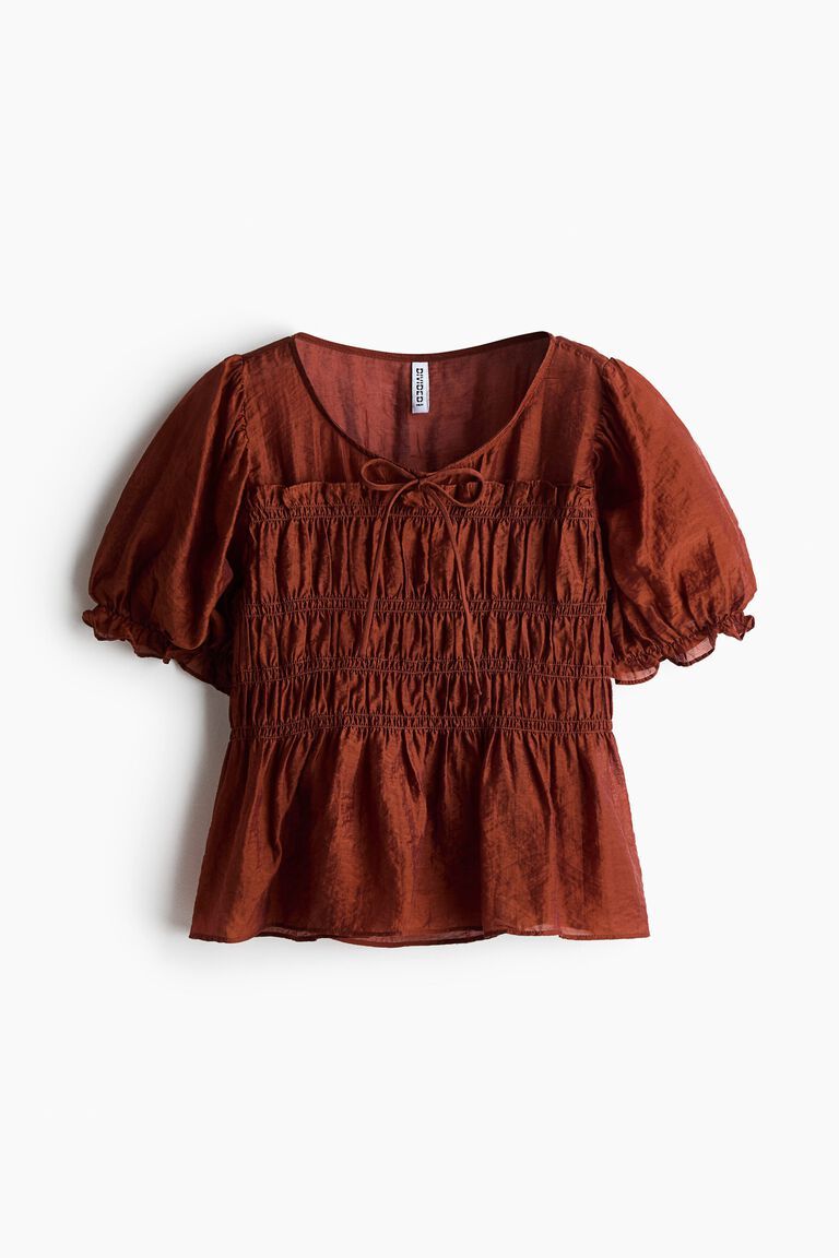 Smocked blouse
