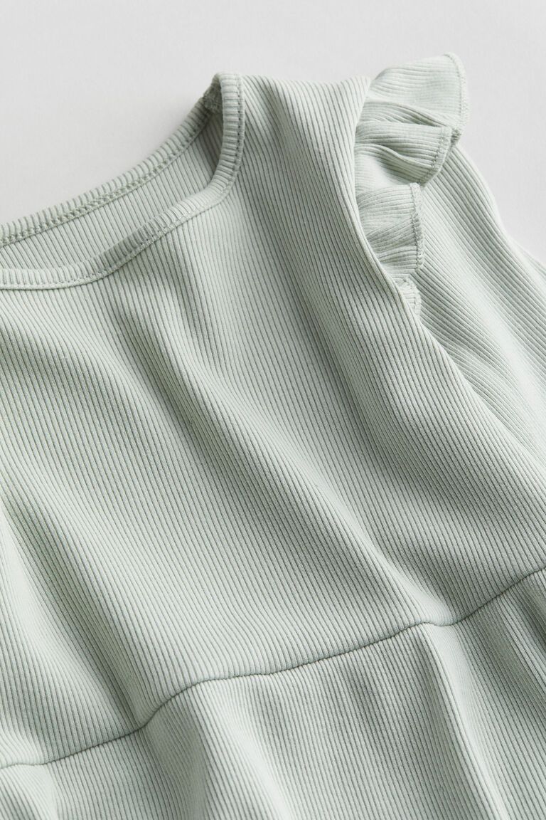 Ribbed jersey dress