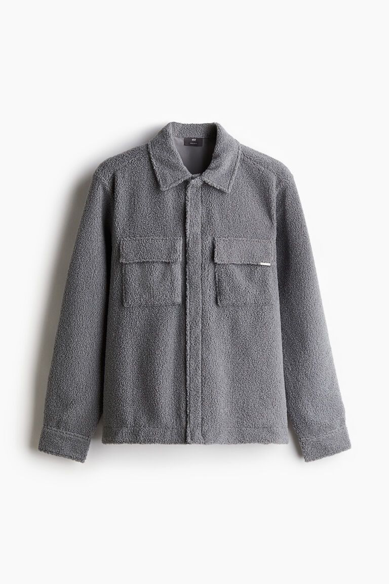 Regular Fit Teddy overshirt