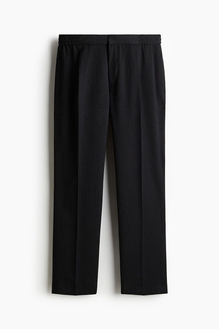 Regular Fit Crease-leg trousers
