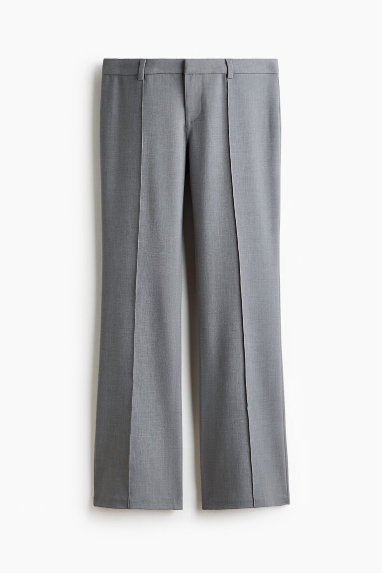 Tailored crease-leg trousers
