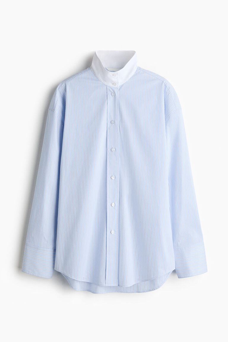 Stand-collar shirt