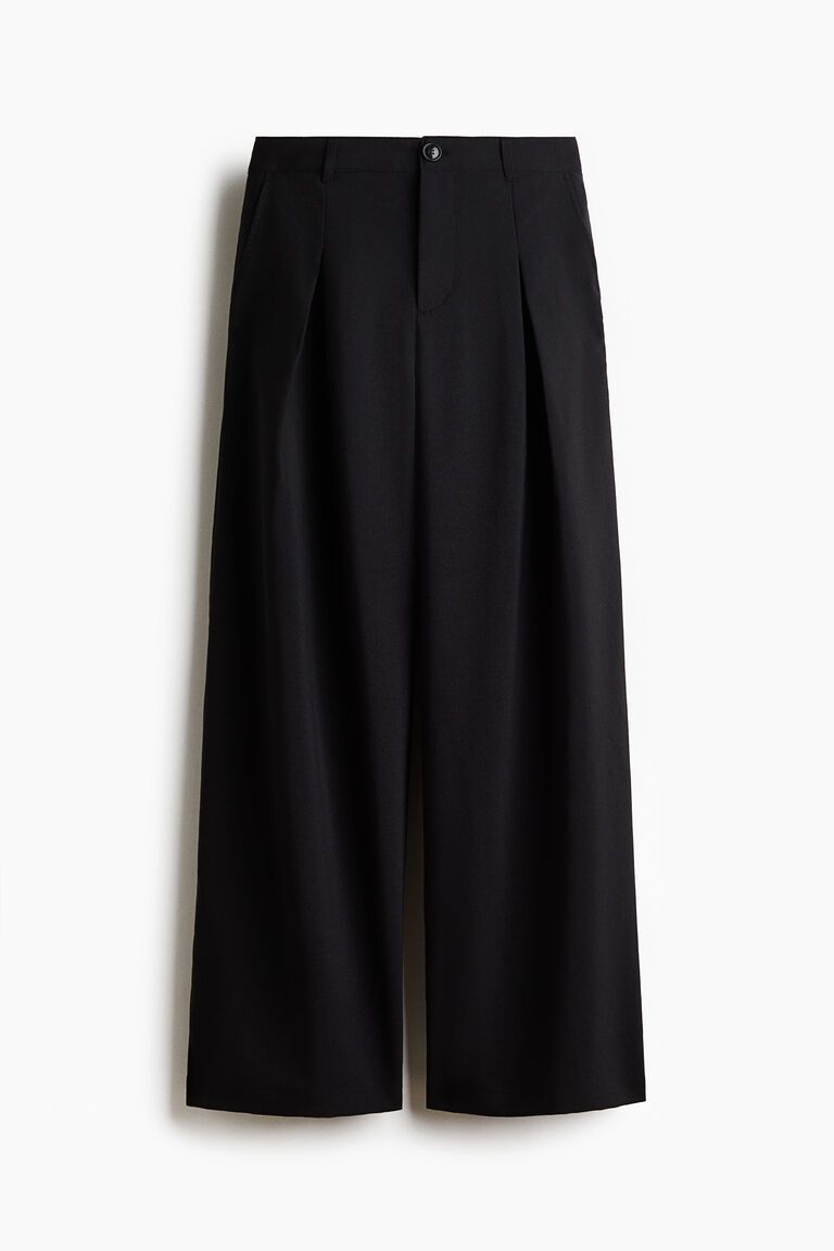 Wide tailored trousers