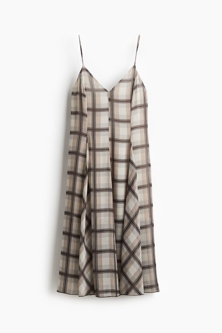 Flared strappy dress