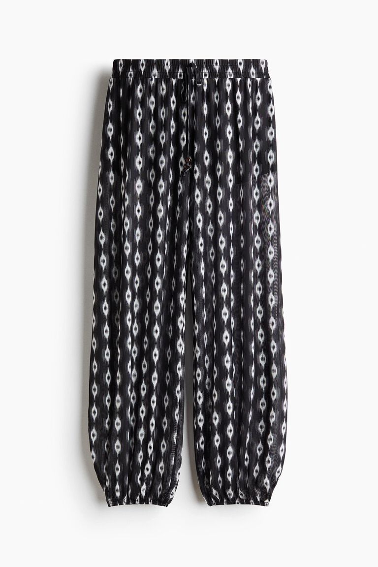 Mesh balloon trousers