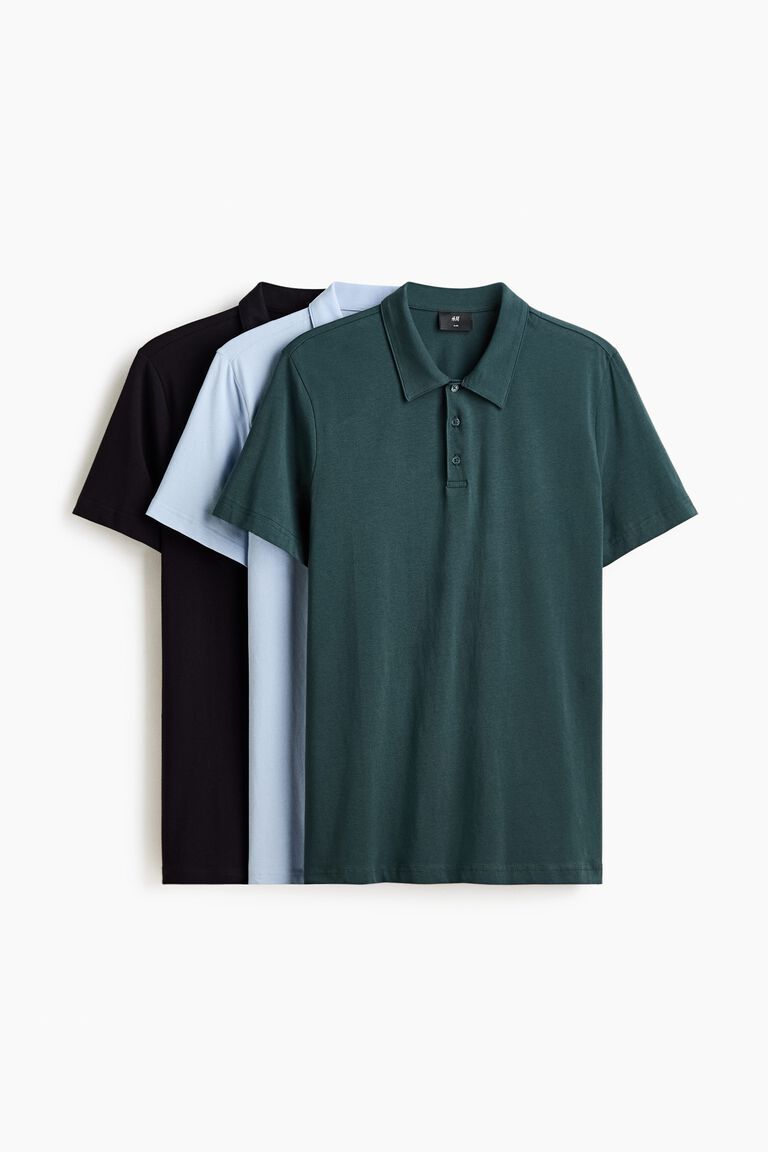 3-pack Slim Fit Polo shirt
