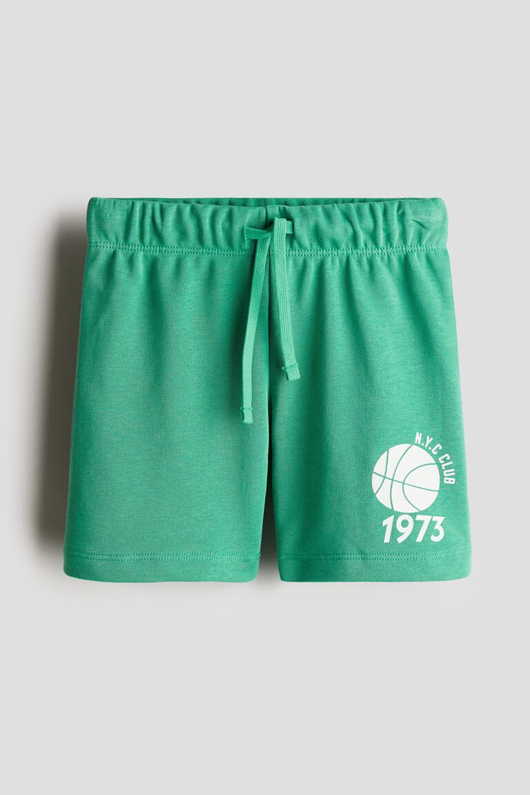 Printed sweatshorts