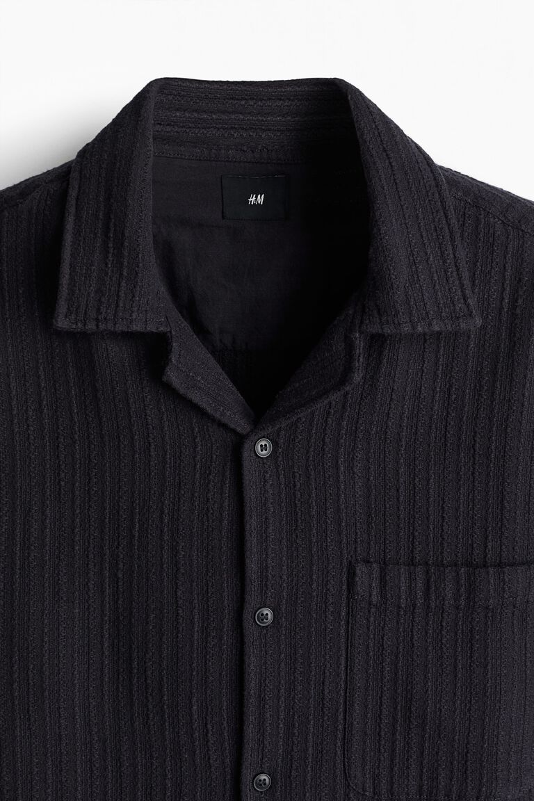 Regular Fit Textured resort shirt
