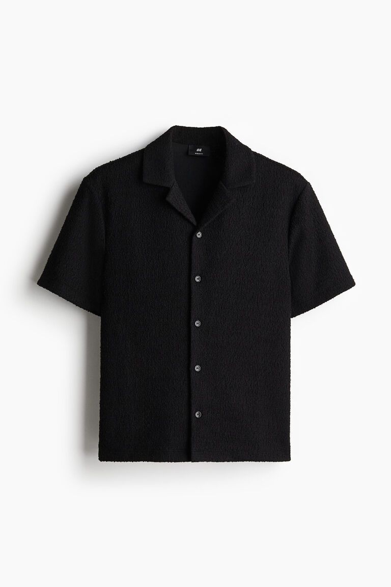 Regular Fit Textured resort shirt