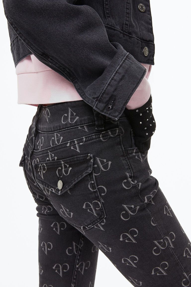 Flared Low Jeans