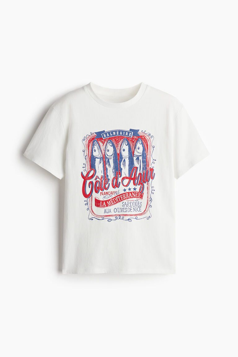 Motif-detail T-shirt