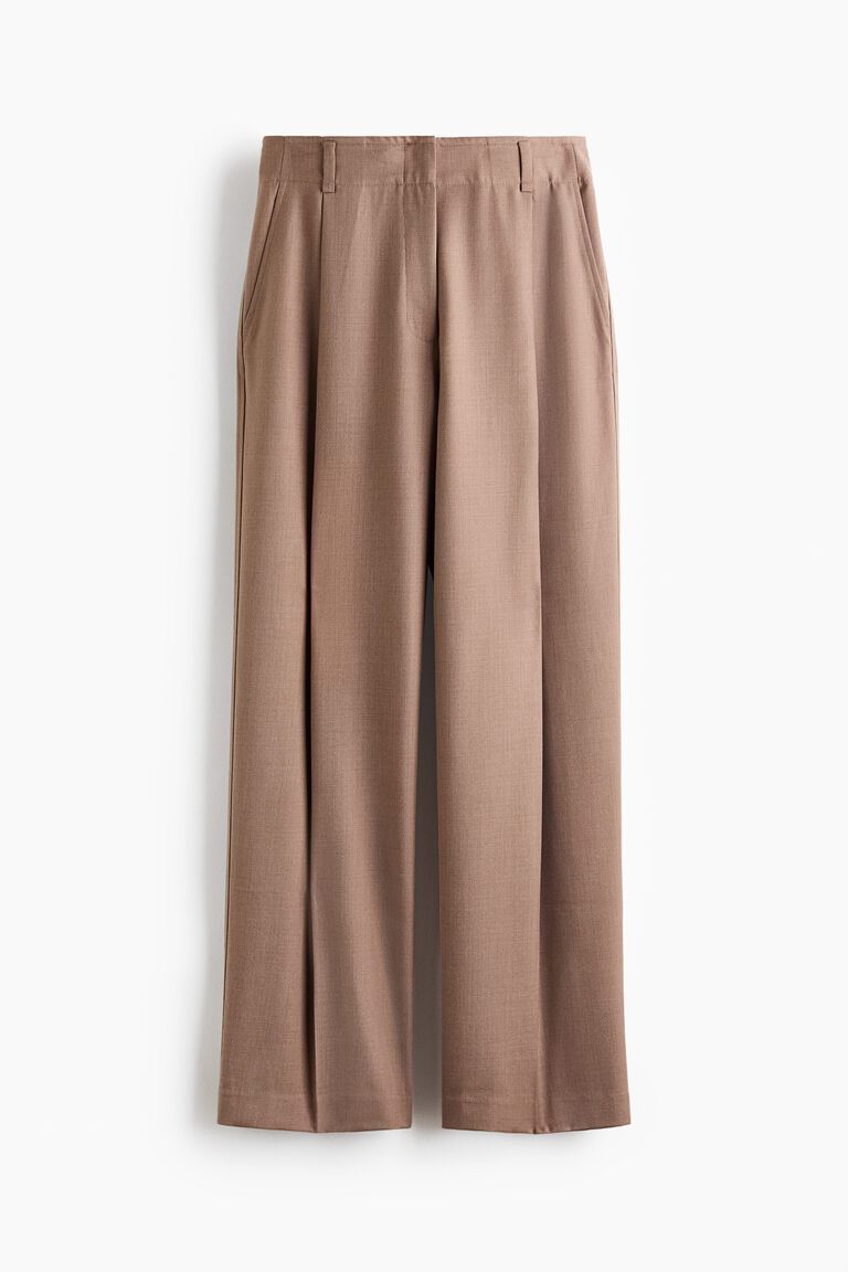 Straight tailored trousers