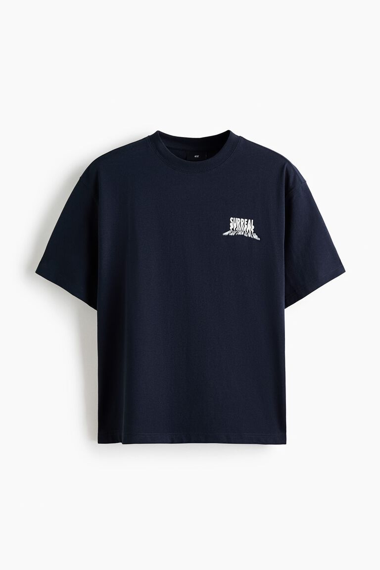 Loose Fit Printed cotton T-shirt