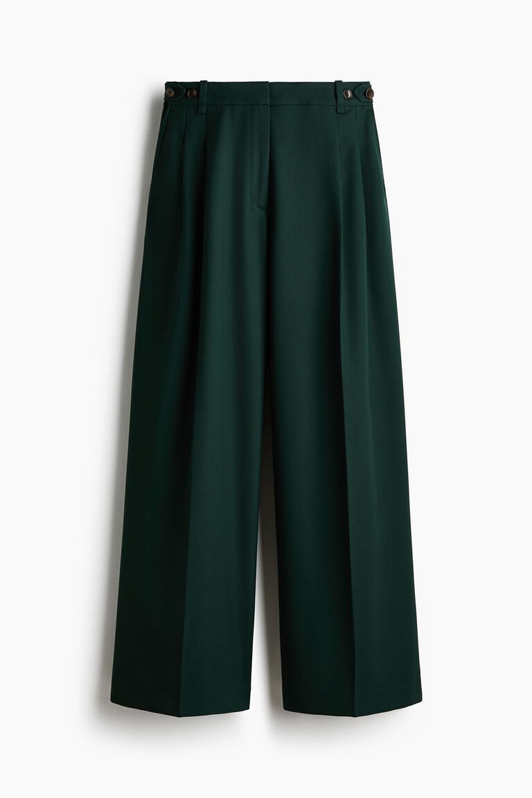 Wide tailored trousers